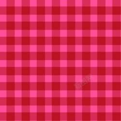 红色正方格子布底纹背景素材