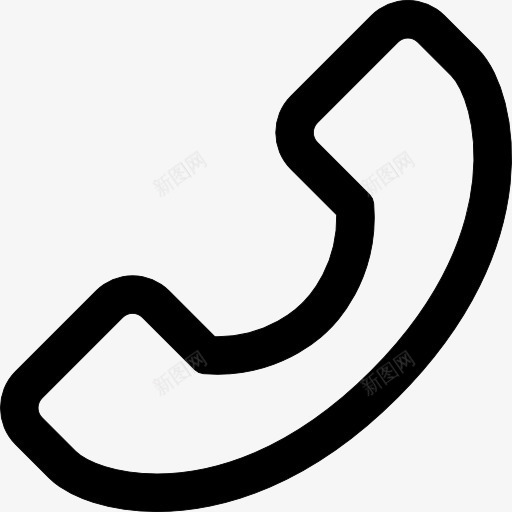 电话耳轮廓图标png_新图网 https://ixintu.com 工具 手机 接口 概述 电话 耳 通信 通用接口