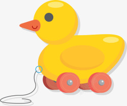 儿童玩具鸭子儿童节玩具鸭子小车高清图片