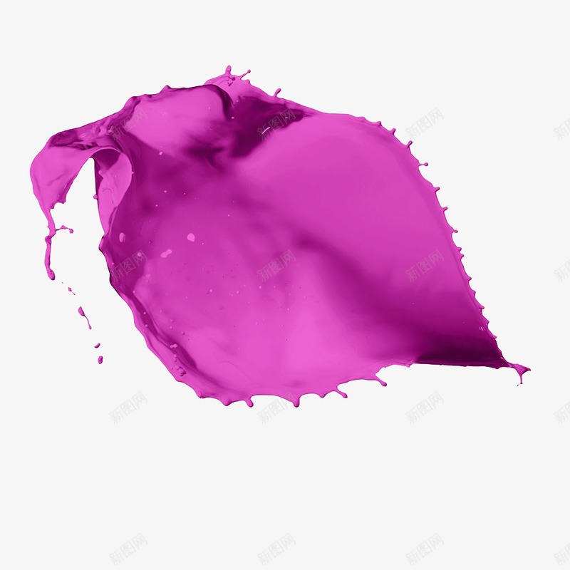 紫色叶子颜料png免抠素材_新图网 https://ixintu.com 叶子 喷涂 喷绘 墙体喷绘 紫色 颜料