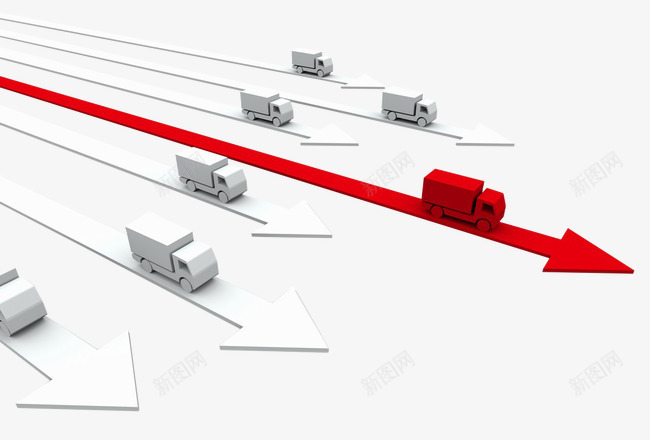 PPT汽车箭头png免抠素材_新图网 https://ixintu.com PPT素材 汽车 箭头 速度