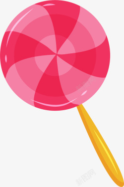 一个棒棒糖儿童圆形螺旋棒棒糖高清图片