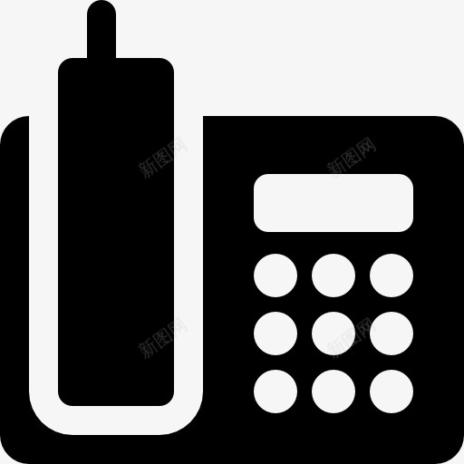 电话的基础上图标png_新图网 https://ixintu.com 工具 工具和用具 库 手机 电子 电话 通信