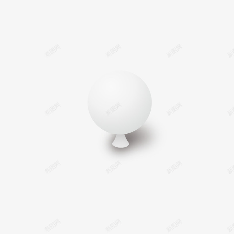白色球状的物品png免抠素材_新图网 https://ixintu.com 物品 球状 白色 透明