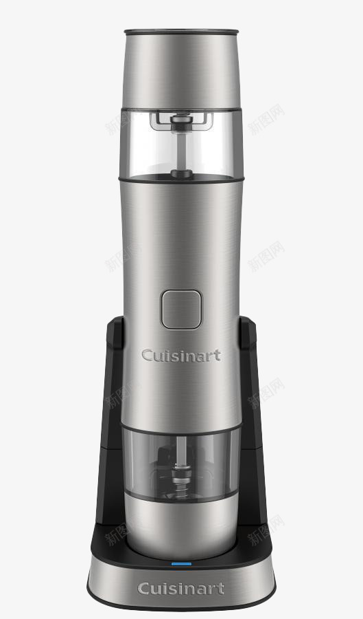 cuisinart咖啡机png免抠素材_新图网 https://ixintu.com 产品实物 小家电 银白色