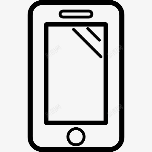 手机外形图标png_新图网 https://ixintu.com 工具 工具和器具 平板电脑 手机 概述 电脑 电话 轮廓