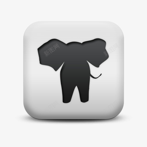 不光滑的白色的广场图标动物动物png_新图网 https://ixintu.com animal animals elephant icon matte square white 不光滑的 不光滑的白色的广场图标动物动物大象AnimalsIcons免费下载 动物 图标 广场 白色的