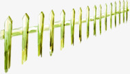 扁平手绘合成绿色的栅栏png免抠素材_新图网 https://ixintu.com 合成 扁平 栅栏 绿色