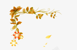 花戟边角装饰高清图片