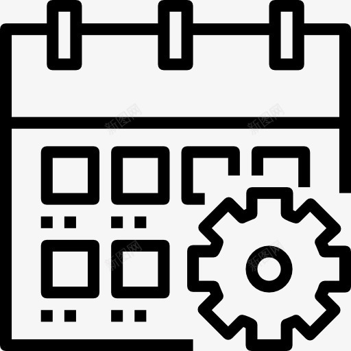 图标png_新图网 https://ixintu.com 事件的组织 日历 日历界面 日期 时间