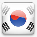 南韩国世界标志图标图标
