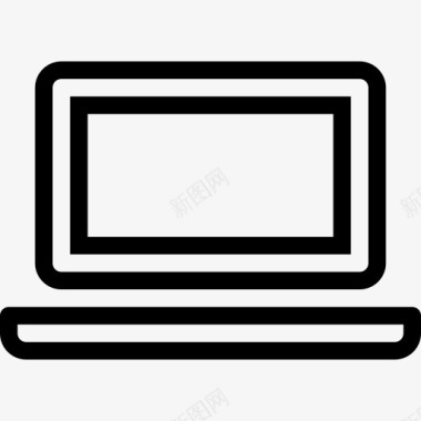 笔记本电脑MacBook流线流线自由图标图标