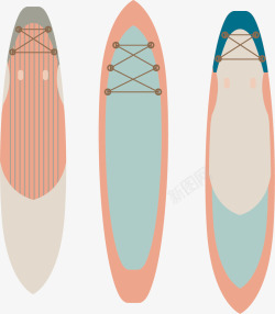样式不同三块不同样式的冲浪板高清图片