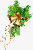 绿树铃铛创意圣诞素材