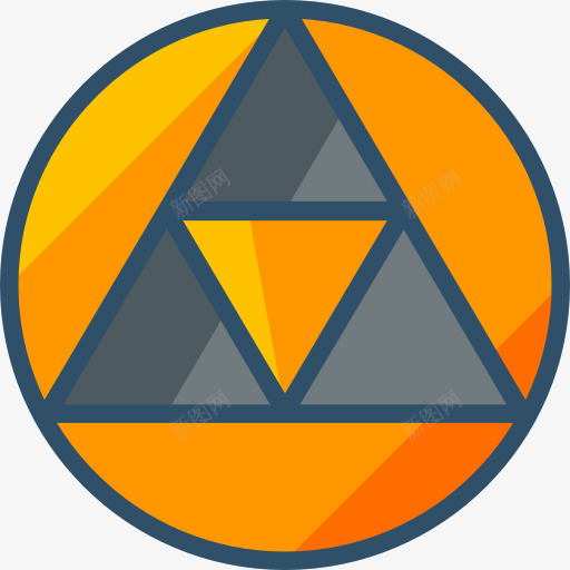三角图标png_新图网 https://ixintu.com 三角 几何 形状和符号 神圣的 神秘的 符号