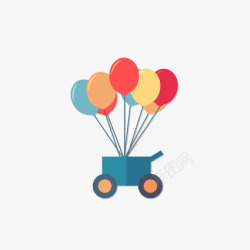 气球和小车素材