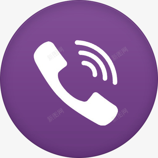 电话推出平圆circleicons图标png_新图网 https://ixintu.com Viber circle flat phone 圆 平 推出 电话