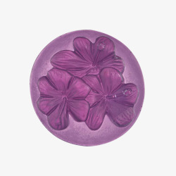 紫色圆弧花色手工皂素材