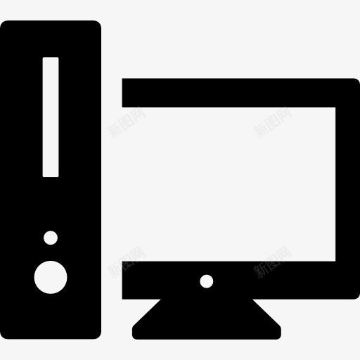 桌面PC图标png_新图网 https://ixintu.com 台式电脑 电脑 电脑屏幕 电脑显示器 计算机技术