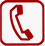 儿童节红色简笔画电话图标png_新图网 https://ixintu.com 儿童节 电话 简笔画 红色