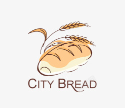面包麦子图案素材
