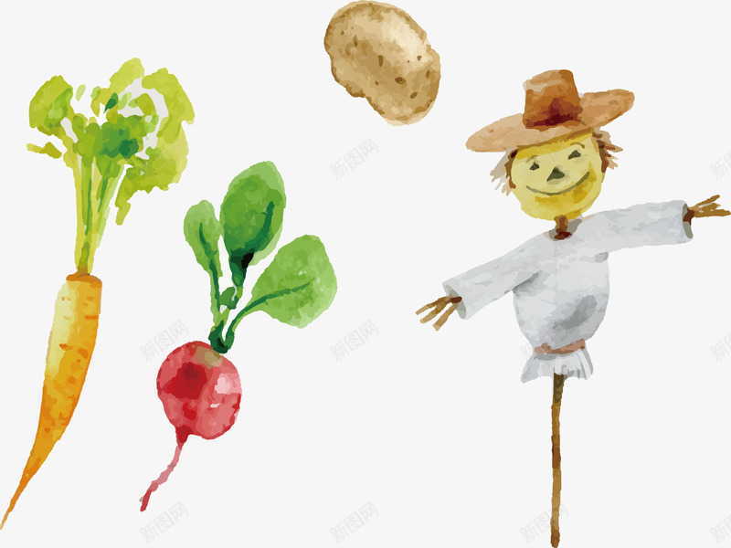 农场元素png免抠素材_新图网 https://ixintu.com 农场 卡通 拥抱自然 植物 绿色