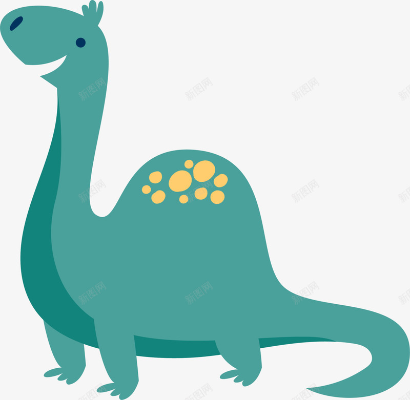 绿色可爱卡通恐龙png免抠素材_新图网 https://ixintu.com 儿童玩具 小孩 小恐龙 游戏 玩耍 童趣 绿色恐龙