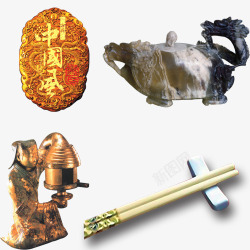 古典装饰摆件筷子中国风素材