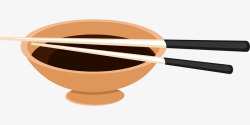 中餐筷子素材