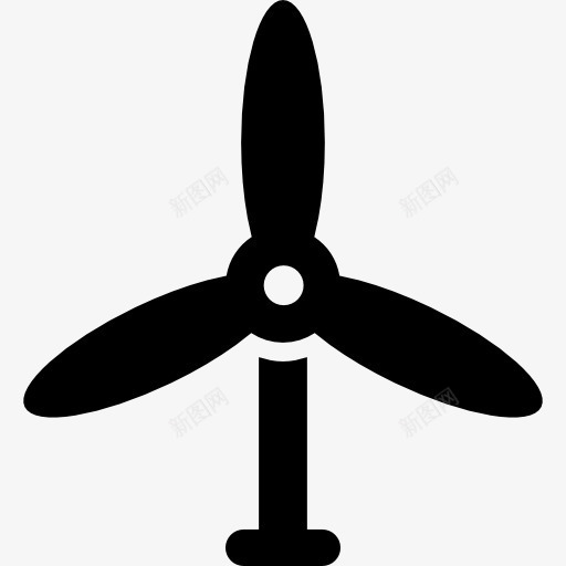现代风车图标png_新图网 https://ixintu.com 生态 生态主义 科技 风