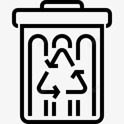 垃圾图标png_新图网 https://ixintu.com 可以 器皿 垃圾回收 垃圾桶 垃圾筐 工具 接口 生态与环境