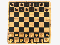 黄色国际象棋盘素材