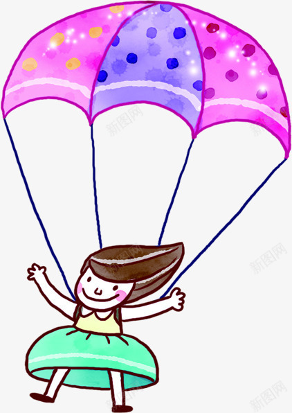 开学季手绘粉紫色氢气球png免抠素材_新图网 https://ixintu.com 开学 气球 紫色