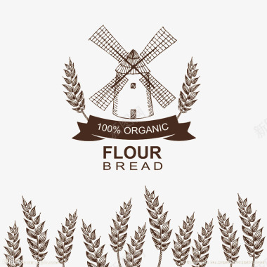 农庄麦穗logo图标图标