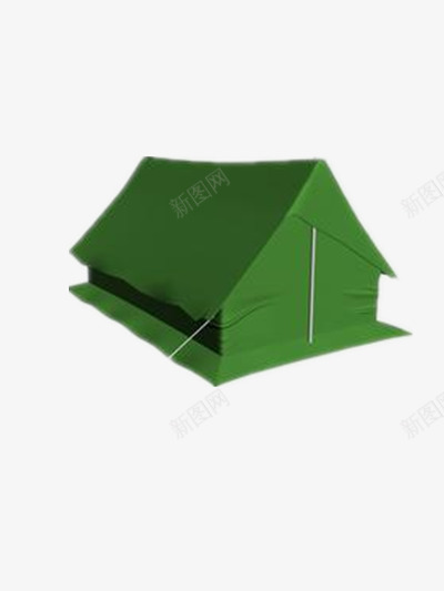 绿色帐篷png免抠素材_新图网 https://ixintu.com 帆布帐篷 户外装备 野营 露营