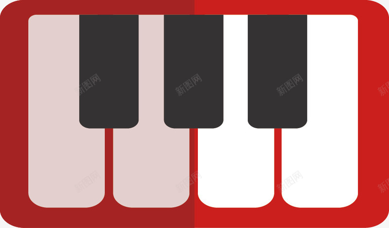 音乐钢琴键png免抠素材_新图网 https://ixintu.com 清新 甜美 钢琴 音乐