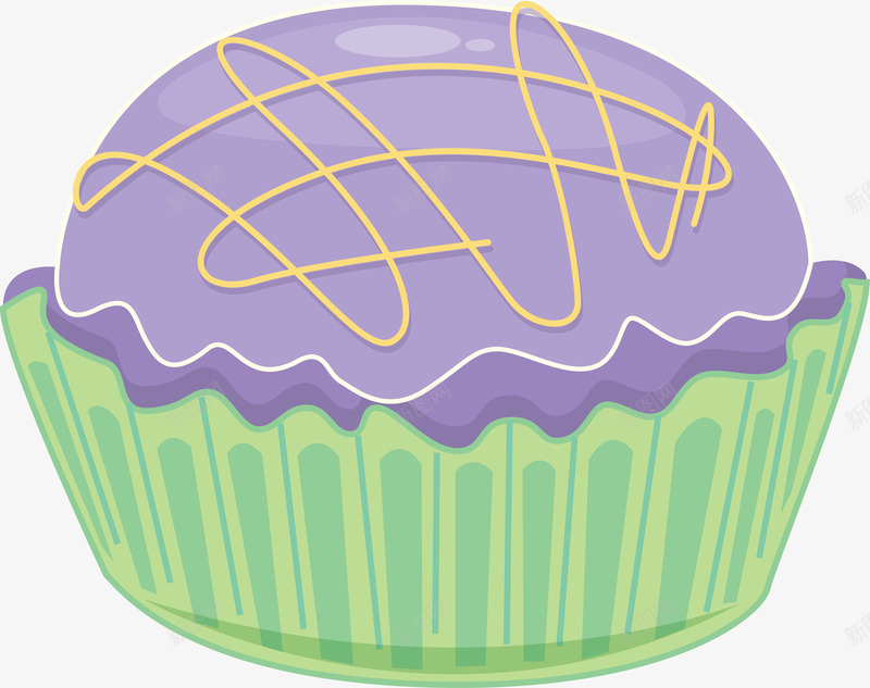 小清新纸杯蛋糕png免抠素材_新图网 https://ixintu.com 小清新蛋糕 童趣 简约 纸杯蛋糕 绿色纸杯 美味糕点
