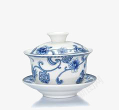 青花瓷特色茶碗png免抠素材_新图网 https://ixintu.com 产品实物 特色茶碗 茶具