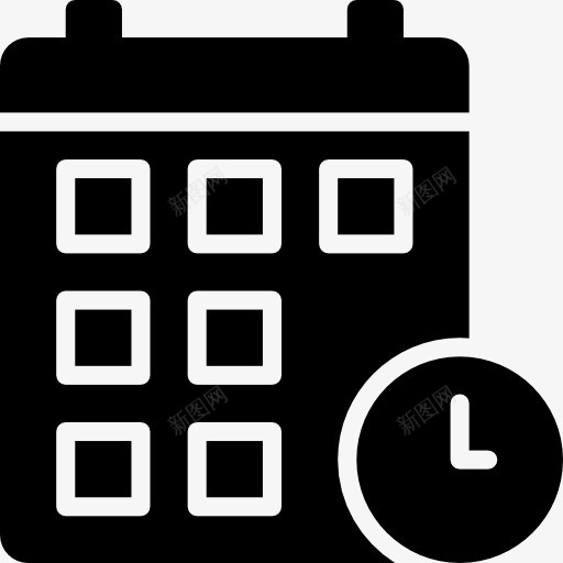日历图标png_新图网 https://ixintu.com 日历 日期 时间 时间和日期 界面 管理 组织 进度
