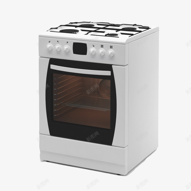 白色烤箱厨房设备png免抠素材_新图网 https://ixintu.com 储物 储物厨房设备 厨房设备 烤箱 白色 白色烤箱厨房设备