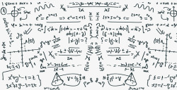 手写元素手写数学解题方程式高清图片
