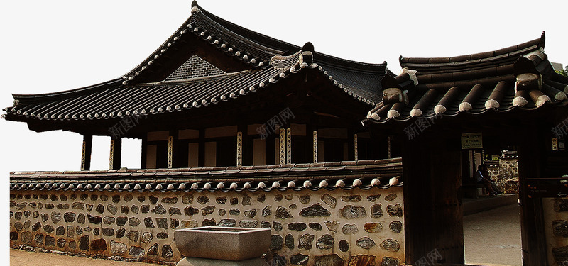 韩国传统建筑元素png免抠素材_新图网 https://ixintu.com 传统 元素 建筑 韩国