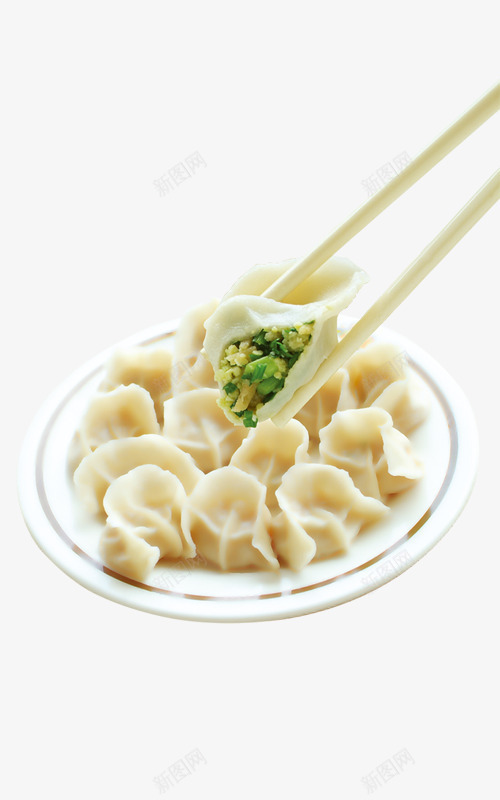 水饺食物png免抠素材_新图网 https://ixintu.com 手工 手工水饺 水饺 筷子 食物