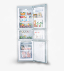 澳柯玛家电冰箱敞开高清图片