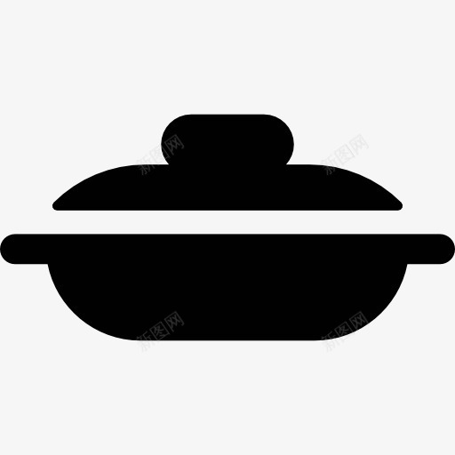 锅盖图标png_新图网 https://ixintu.com 厨师 厨房包 炊具 烹饪 餐厅