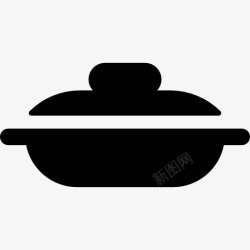 炊具锅盖图标高清图片