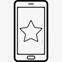 明星手机明星在手机屏幕上图标高清图片