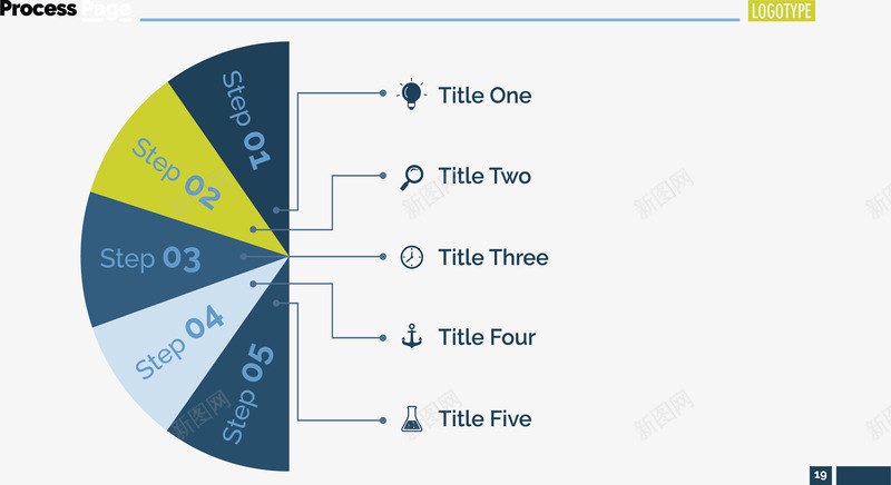 扇形步骤目录图png免抠素材_新图网 https://ixintu.com 信息 商务 扇形 步骤 蓝绿色