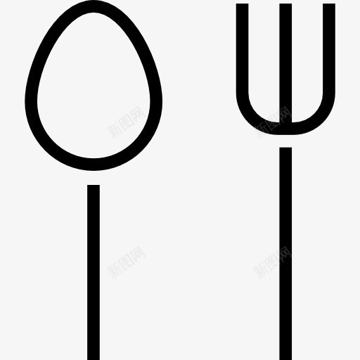 餐厅标志的勺子和叉子夫妇图标png_新图网 https://ixintu.com 勺子 厨具 厨房 厨房用具 叉子 器皿 夫妇 工具 接口 餐厅