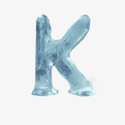 简图k创意蓝色字母K高清图片